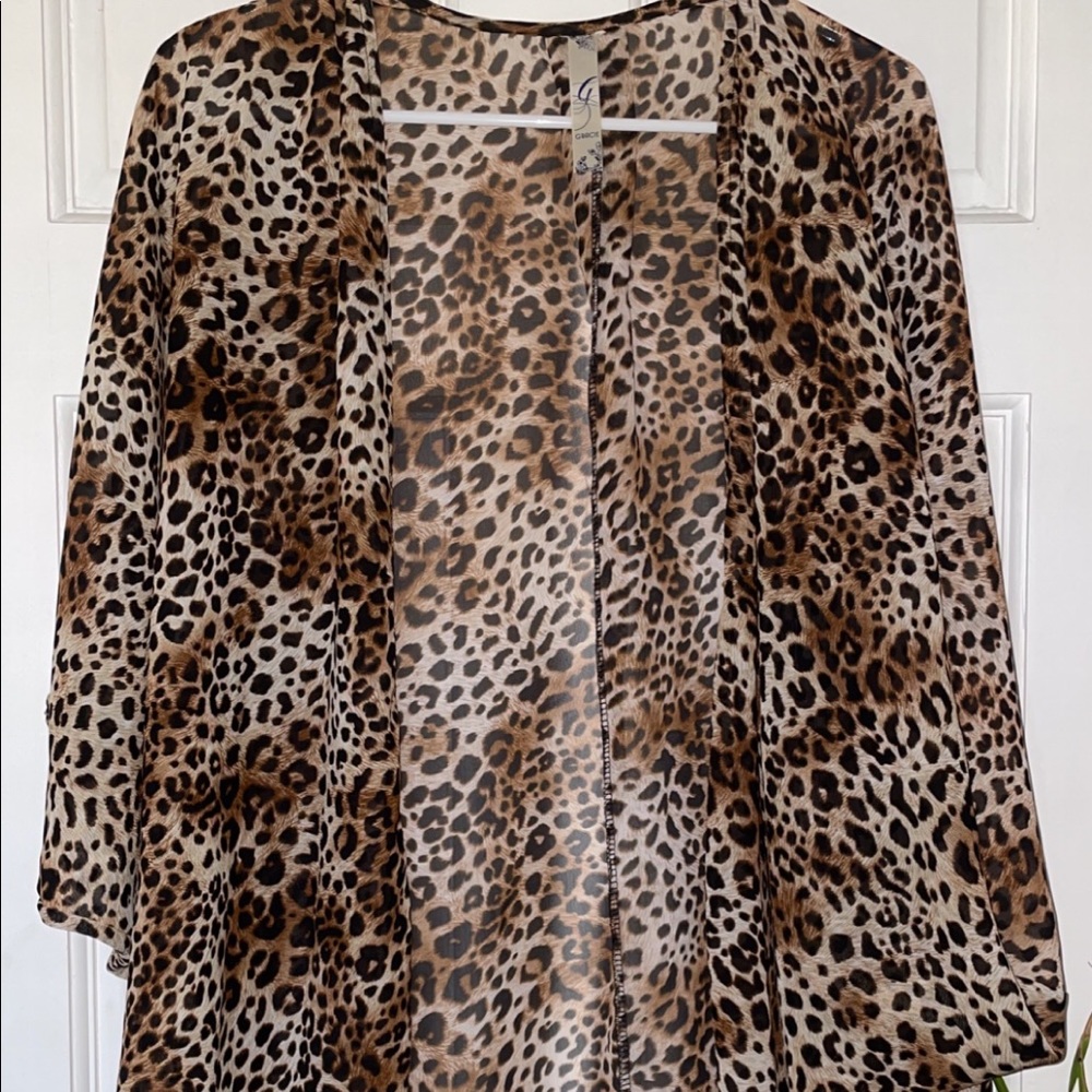 Sheer Leopard Shaw